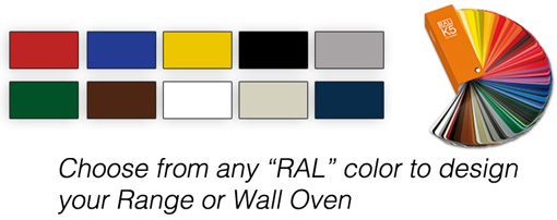 Color options for American Range