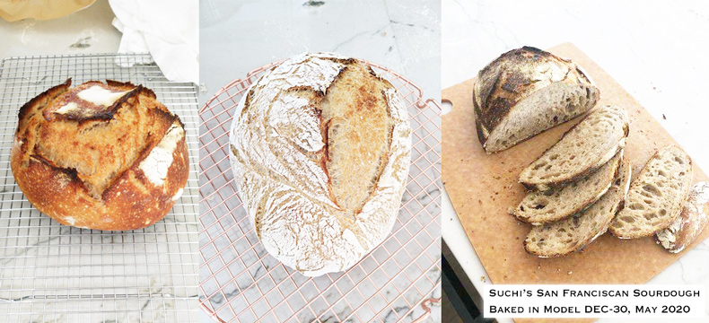 Suchis San Franciscan Sourdough, Baked in DEC-30 model Wall Oven by American, May 2020